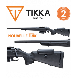 Carabine Tikka T3x CTR Compact Tactical Rifle Gaucher 308 Win Busc Réglable