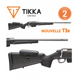 Carabine Tikka T3x Super Varmint Inox Filetée 243 Win