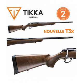 Carabine Tikka T3x Hunter Flutée