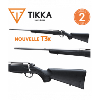 Carabine Tikka T3x Lite Inox Gaucher