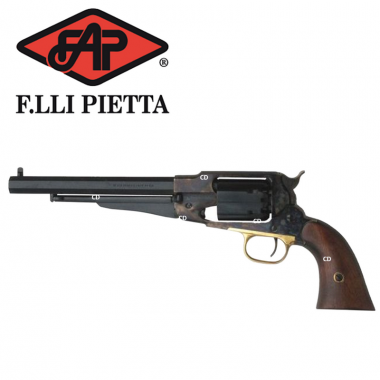 Revolver Pietta 1858 Remington Acier Bati Jaspé Calibre 44