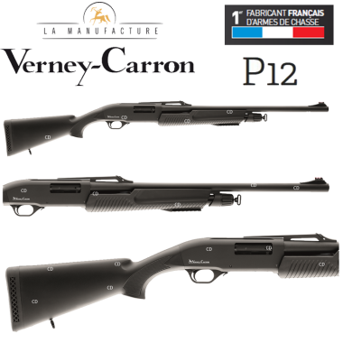 Fusil A Pompe P12 Gros Gibier Verney Carron 12/76 61cm