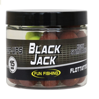 Bouillettes Flottantes Fun Fishing Pop Ups Black Jack 60G