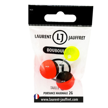 Guide-Fil Laurent Jauffret Stop Float La Bouboule Rouge Par 2