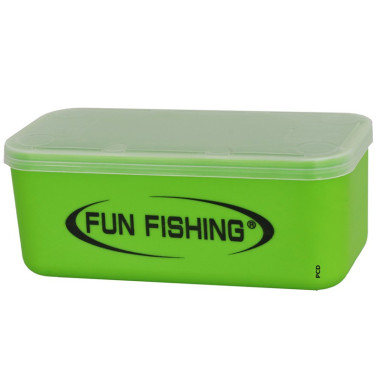 Boîte à Pellets 1/4L Fun Fishing + Couvercle Plein