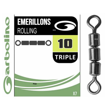 Emerillons Truite Garbolino Streamline Micro Rolling Triple Par 7