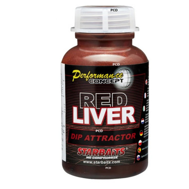 Additif Liquide Starbaits Performance Concept Red Liver Dip Attractor 200ML