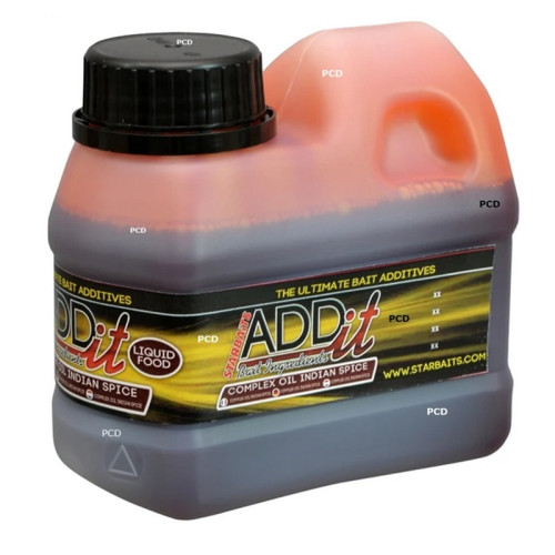 Additif Liquide Starbaits Add'it Complex Oil Indian Spice 500ML