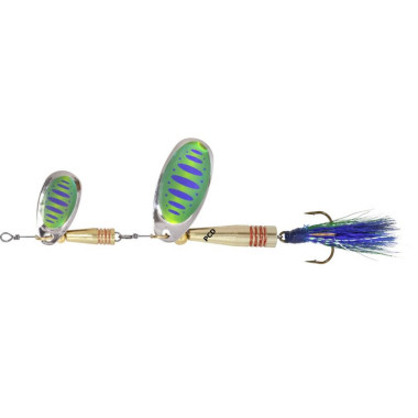 Cuiller Zebco Waterwings Double Blade Blue/Green 11cm