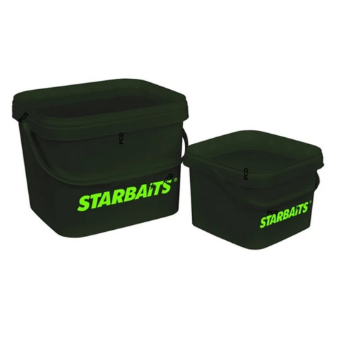 Seau + Couvercle Starbaits STB Square Bucket 8L