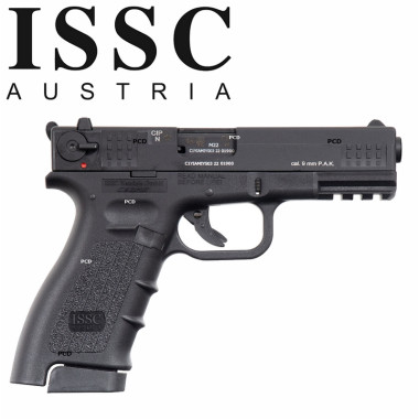 Pistolet 9mm A Blanc ISSC M22 Noir