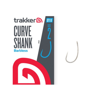 Hameçons Trakker Curve Shank Hooks Barbless Par 10