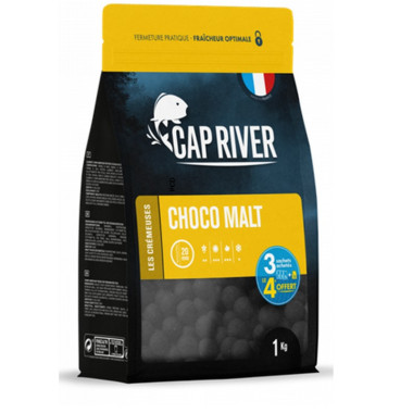 Bouillettes Amorçage Cap River Choco Malt 2KG500