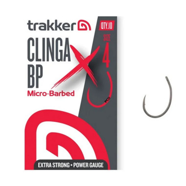 Hameçons Trakker Clinga BP XS Hooks Micro-Barbed Par 10