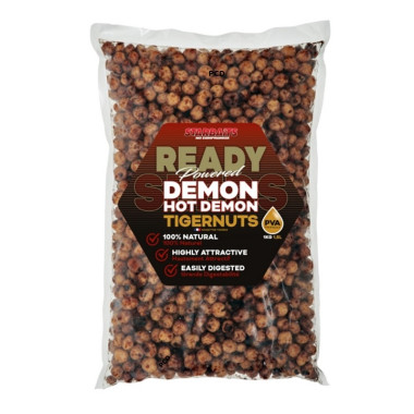 Graines Cuites Starbaits Ready Seeds Tigernuts Demon Hot Demon 1Kg500