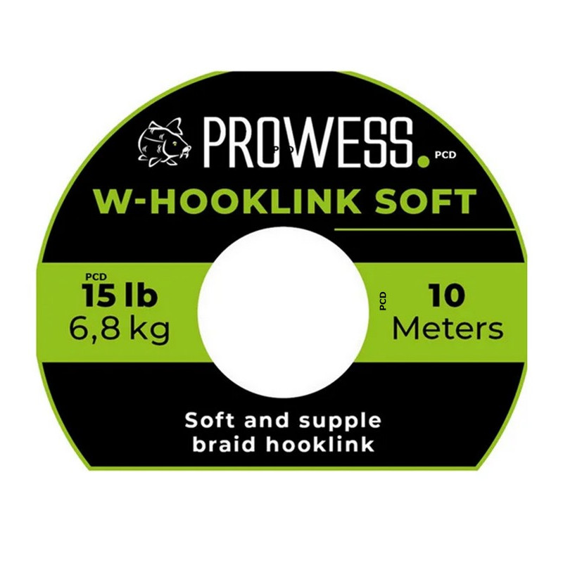 Tresse Prowess W-Hooklink Soft 10M Green