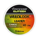 Tresse Prowess Weedlook Leader Line Elitech Camou 5M 45LBS