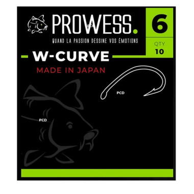 Hameçons Prowess W-Curve Par 10