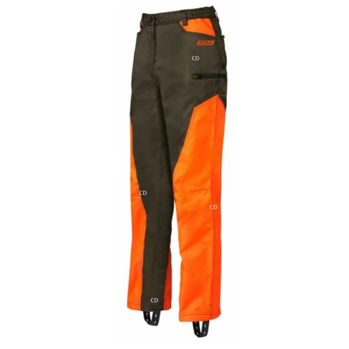 Pantalon De Traque Homme Pro Hunt Verney Carron WP Attila Kaki/Orange