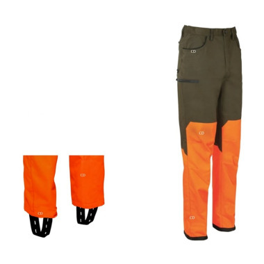 Pantalon De Traque Homme Super Pant Rapace Pro Hunt Verney Carron Kaki/Orange