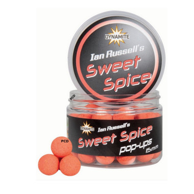 Bouillettes Flottantes Dynamite Baits 100G 15MM Ian Russell's Sweet Spice Pop-Ups