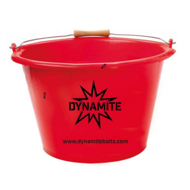Seau Dynamite Grounbait Mixing Bucket 17L Rouge